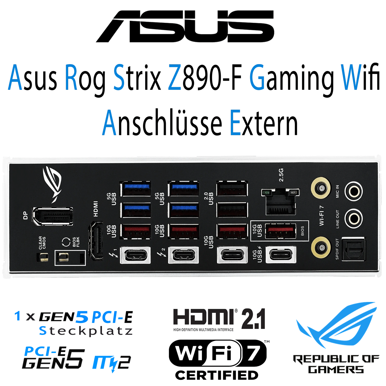 PC Bundle - Intel Core i7 Ultra 265K - Asus Rog Strix Z890-F Gaming Wifi - 16GB Kingston Fury Beast DDR5-6000 Kit