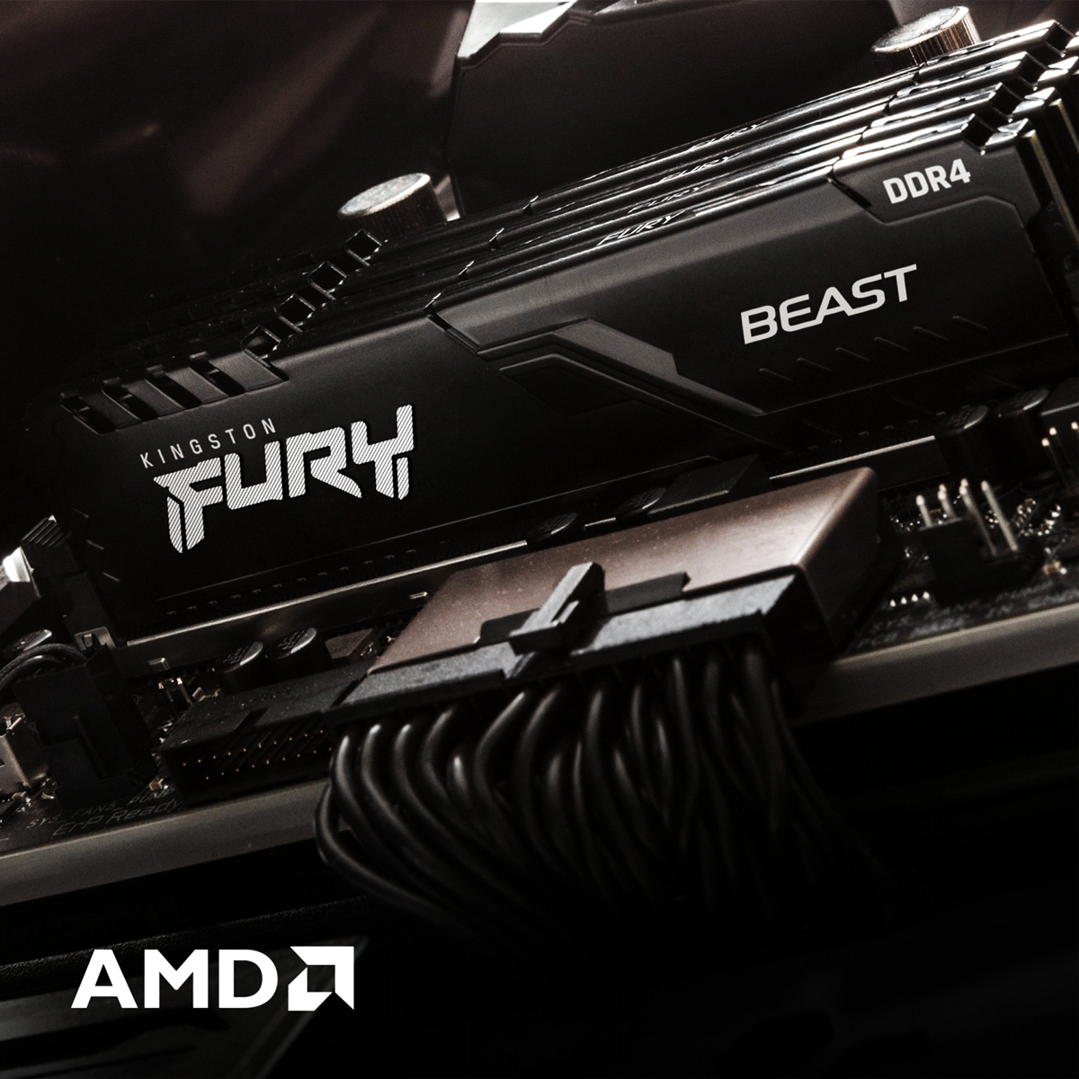 32GB Kingston FURY Beast DDR4-3600 CL18-22-22 DIMM (2x 8GB) Dual Kit of 2 schwarz