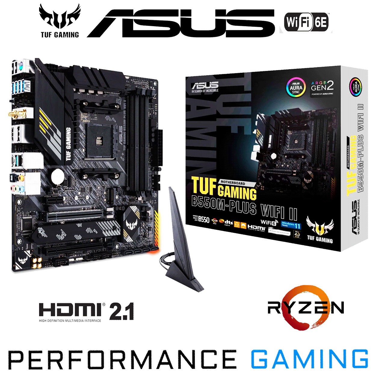 PC Bundle - AMD Ryzen 7 5700X - Asus Tuf Gaming B550M-Plus Wifi II - 16GB DDR4-3200 Dual Kit
