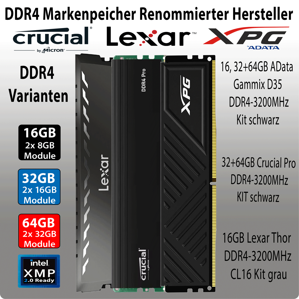 PC Bundle - AMD Ryzen 5 5600X Tray - ASRock B550M-HDV DDR4 Mainboard - 16GB DDR4-3200 Kit