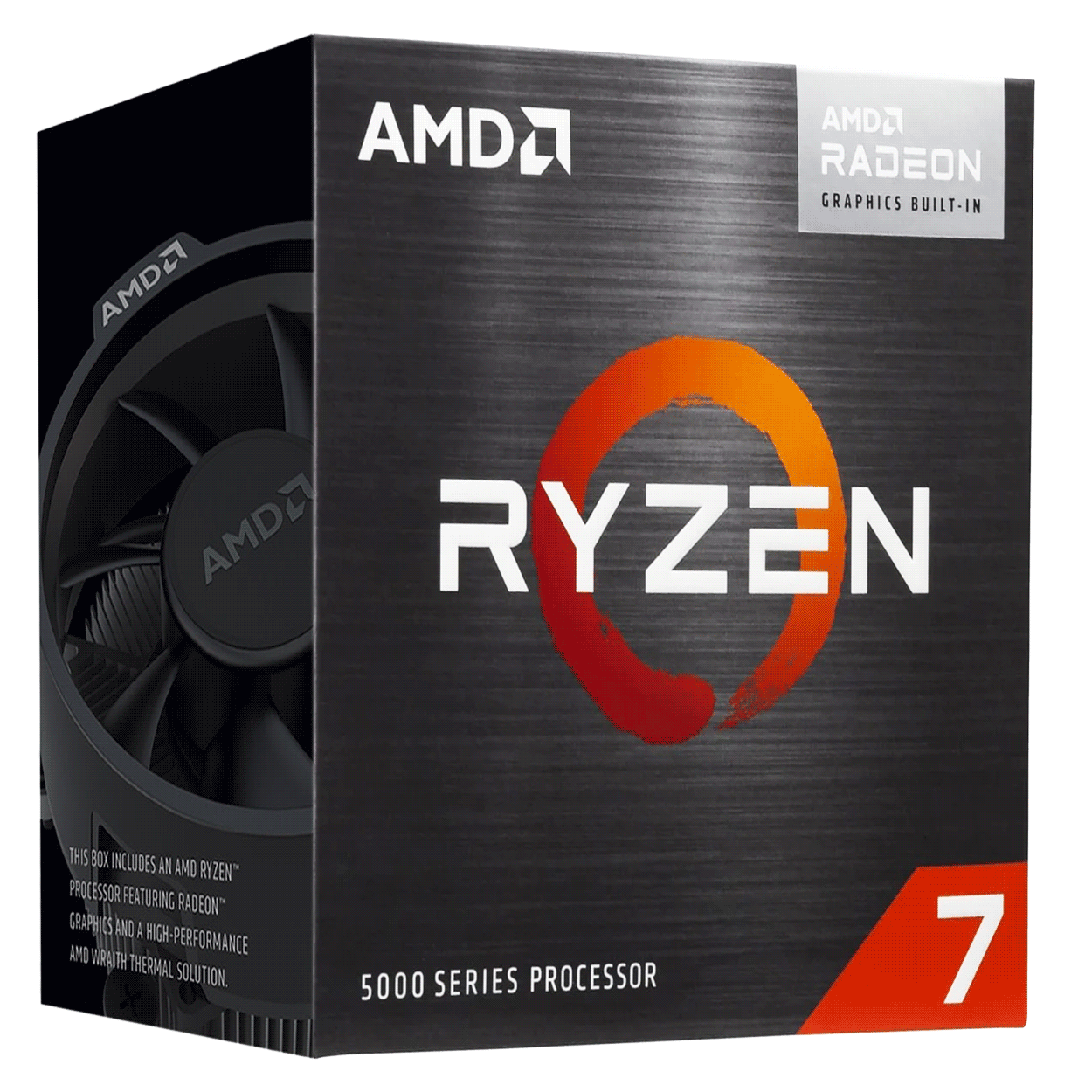 AMD 7 5700G, 8C/16T, 3.80-4.60GHz, boxed inkl. AMD Wraith Stealth CPU Kühler