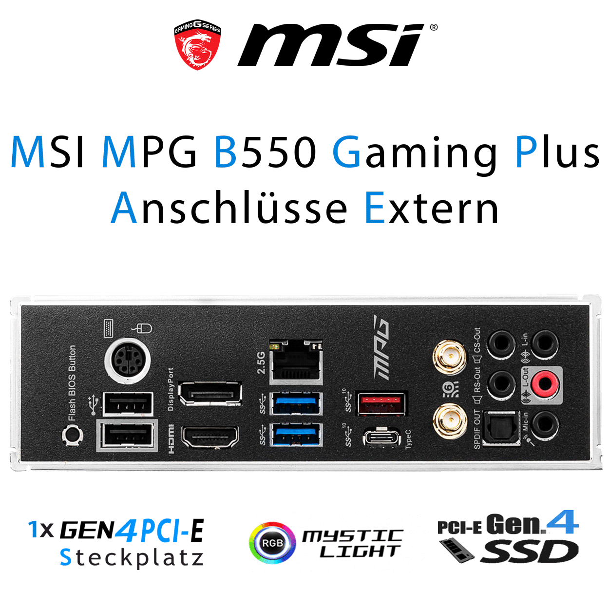 PC Bundle - AMD Ryzen 7 5700G - MSI B550 Gaming Plus- 16GB Lexar Thor CL16 DDR4-3200MHz (2x8GB) Kit