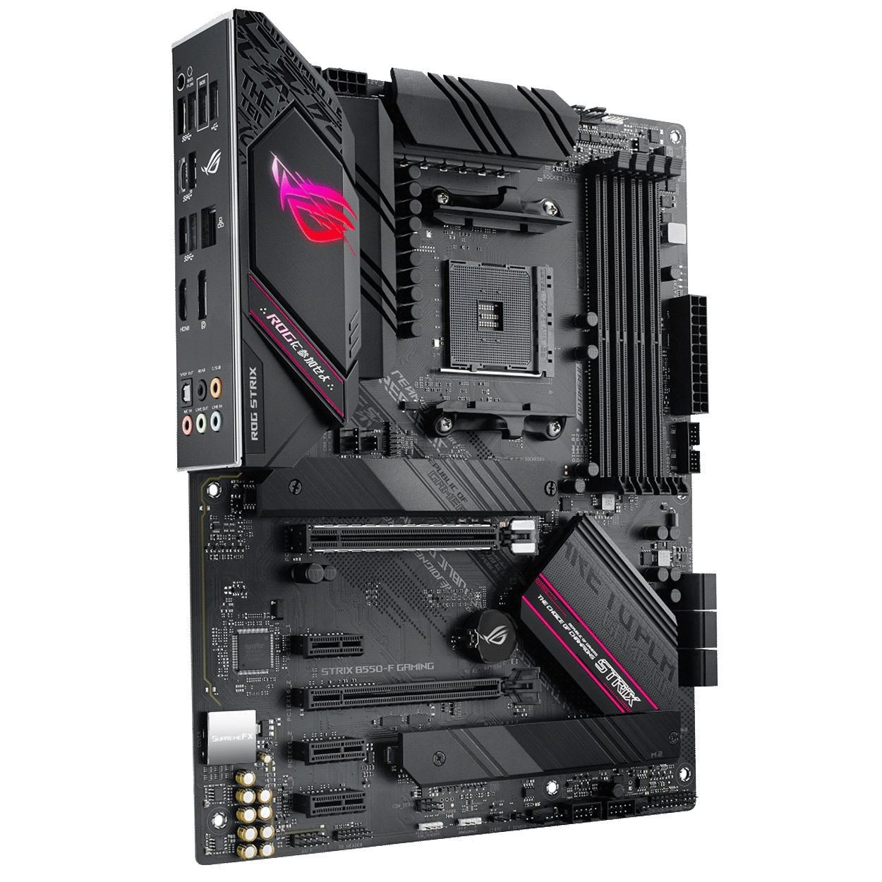 PC Bundle - AMD Ryzen 7 5700X - Asus Rog Strix B550-F Gaming - 16GB DDR4-3200 DDR4 Dual Kit schwarz