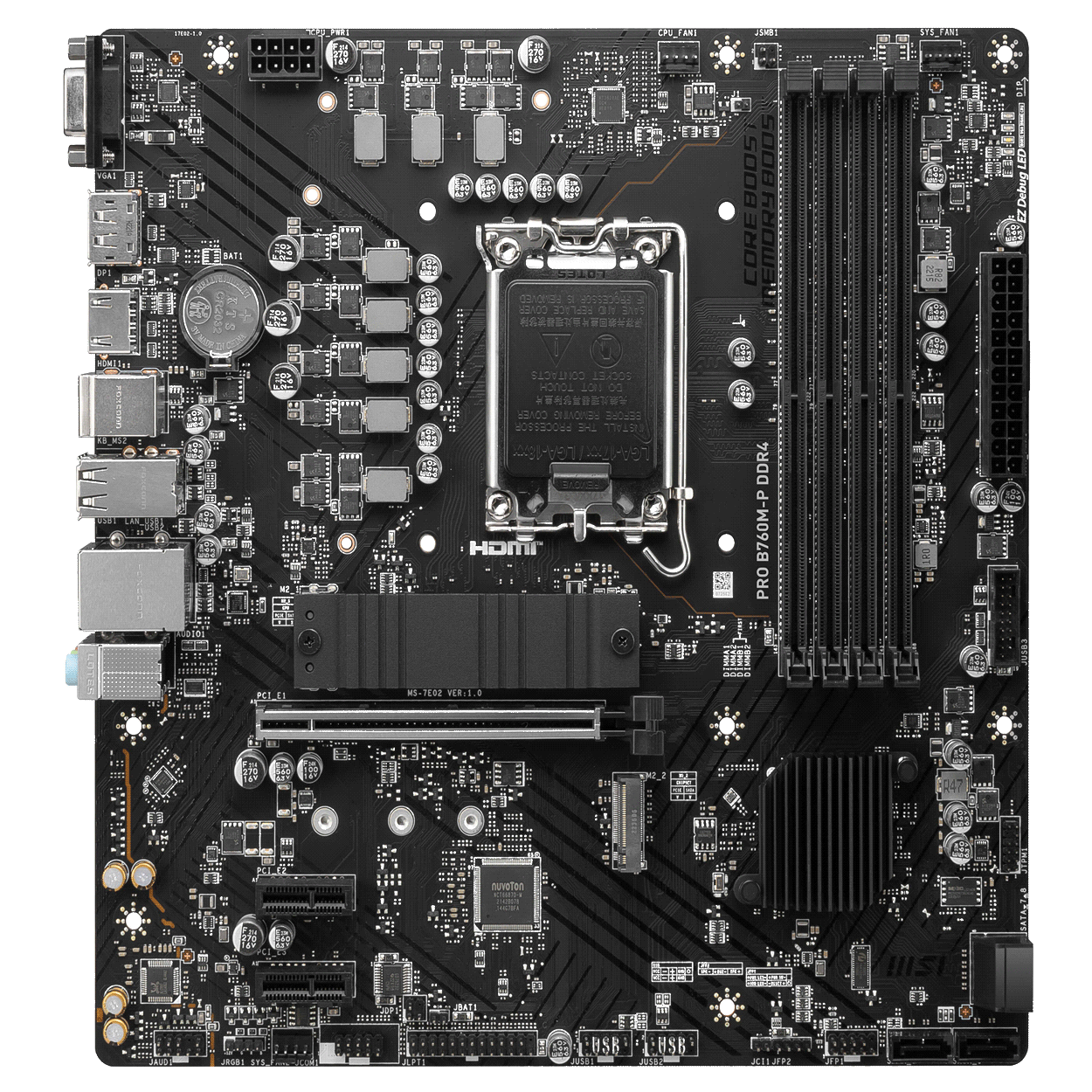 PC Bundle - Intel Core i7 12700KF - MSI PRO B760M-P DDR4 - 16GB Fury Beast DDR4-3200MHz Kit schwarz