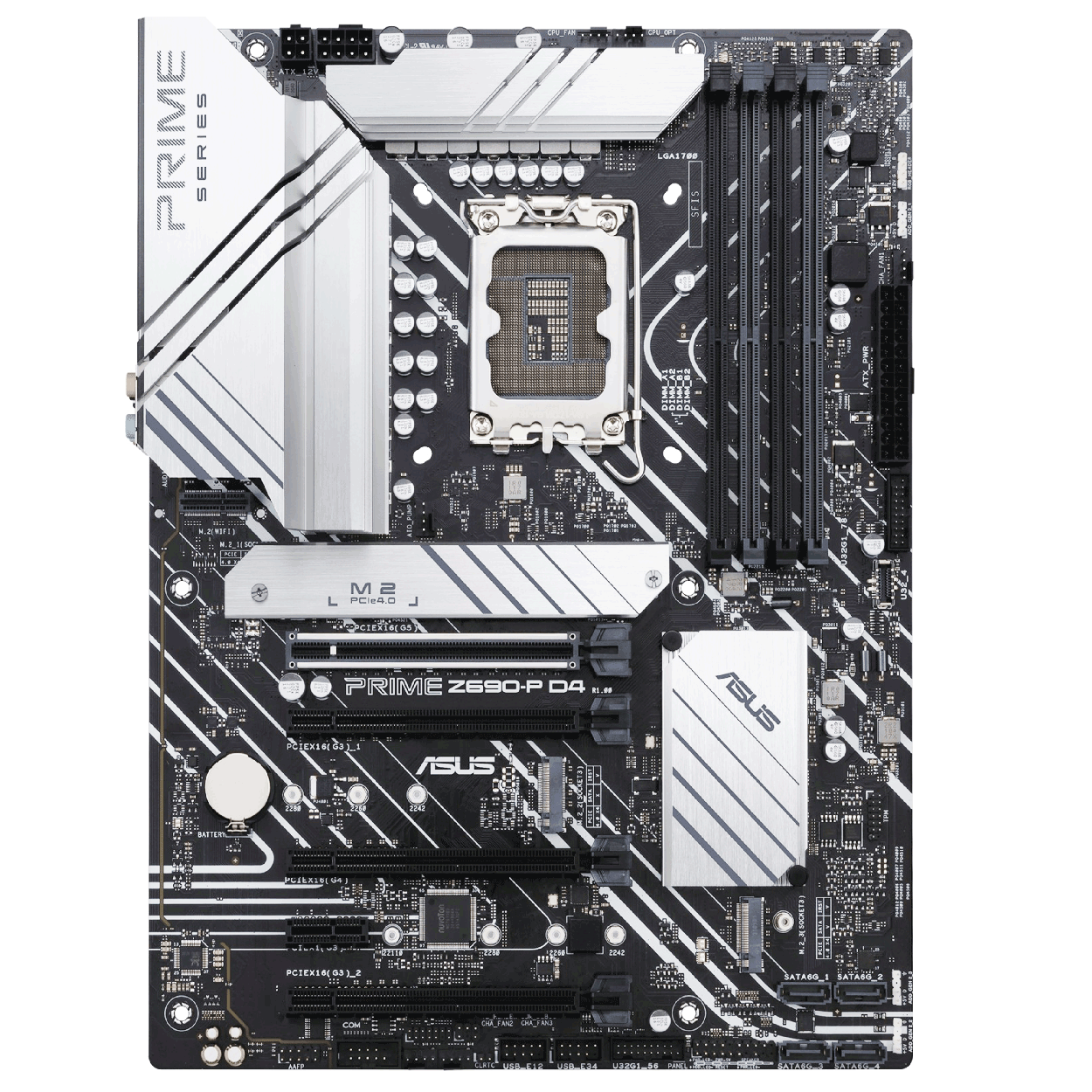 PC Bundle - Intel Core i7 12700K - ASUS PRIME Z690-P D4-CSM - 16GB DDR4-3200MHz RAM Kit schwarz