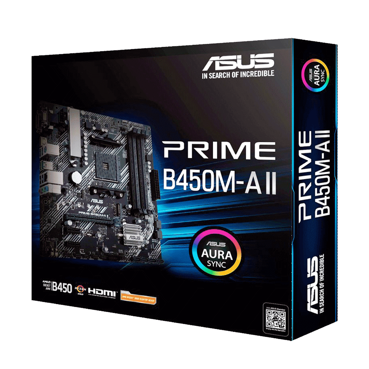PC Bundle - AMD Ryzen 5 5500GT - ASUS Prime B450M-A II AM4 - 16GB DDR4-3200 Dual Kit schwarz