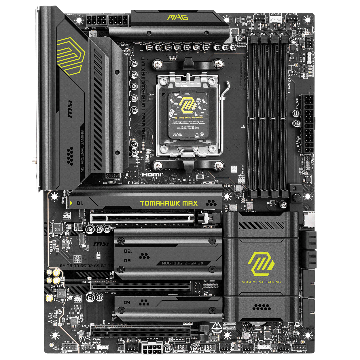 PC Bundle - AMD Ryzen 7 9800X3D - MSI Mag B850 Tomahawk Wifi7 - 16GB Kingston Fury Beast DDR5-6000 Kit