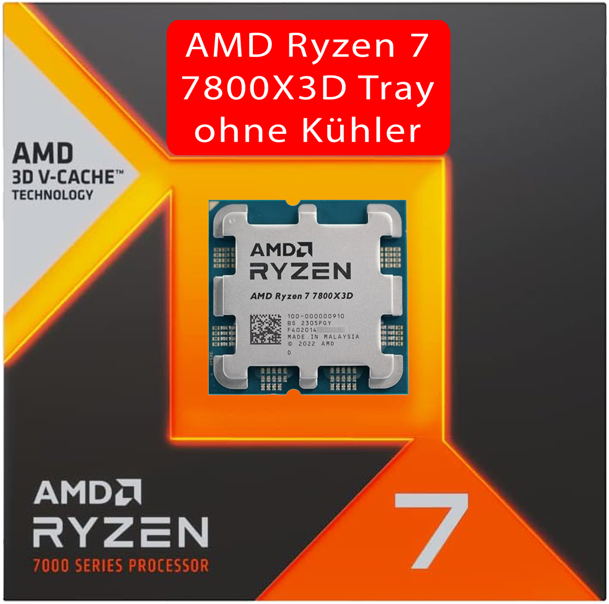 PC-Bundle - AMD Ryzen 7 7800X3D Tray - ASRock B650 Steel Legend WiFi - 16GB Lexar oder Kingston DDR5-6000 Dual Kit