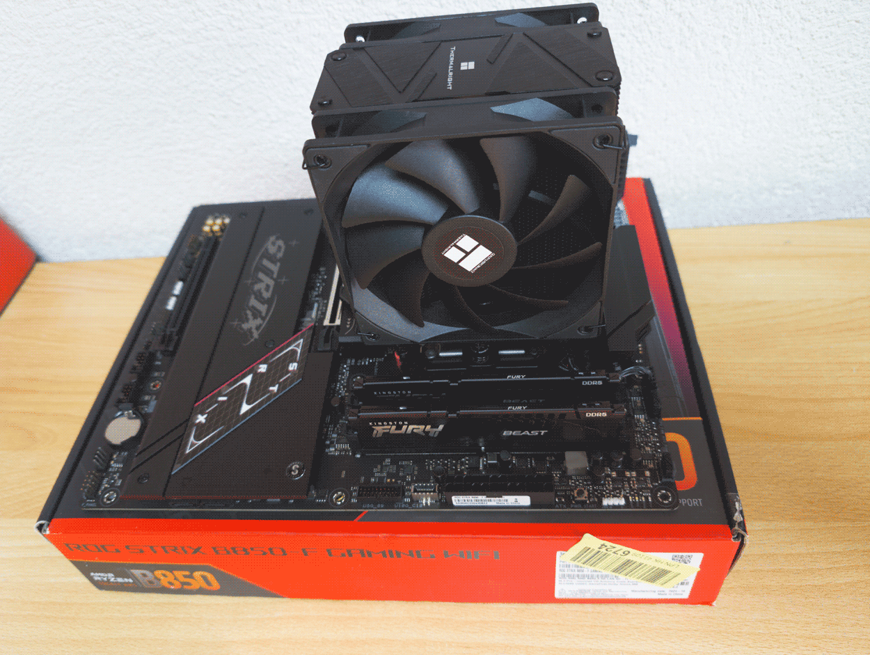 Widerruf-PC Bundle - AMD Ryzen 5 7600X3D - Asus Rog Strix B850-F Gaming - 16GB Fury Beast CL30 DDR5-6000MHz (2x8GB) Ram
