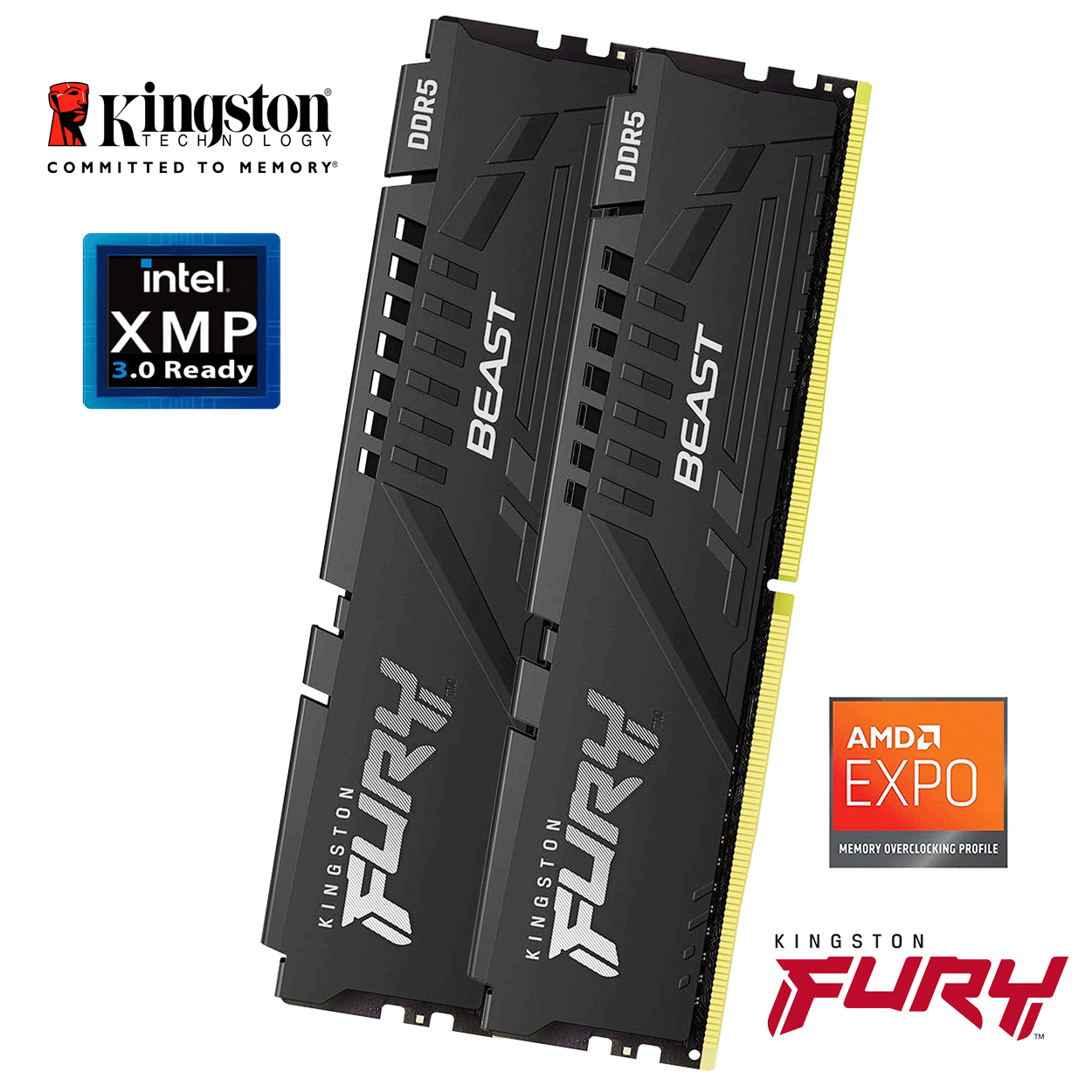 PC Bundle - AMD Ryzen 5 7600X3D - ASRock B650 Steel Legend WiFi - 16GB Kingston Fury Beast DDR5-6000 Kit