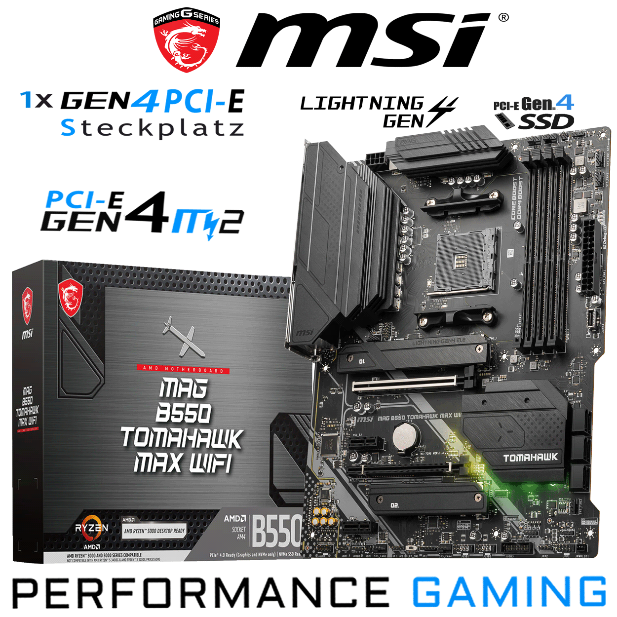 PC Bundle - AMD Ryzen 5 5600X Tray - MSI Mag B550 Tomahawk Max Wifi - 16GB DDR4-3200 DDR4 Kit