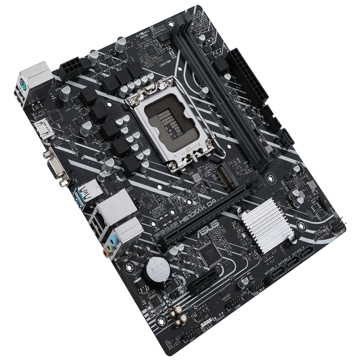 PC Bundle - Intel Core i5 12400F - ASUS Prime H610M-K D4 - 16GB Fury Beast DDR4-3200MHz Kit schwarz