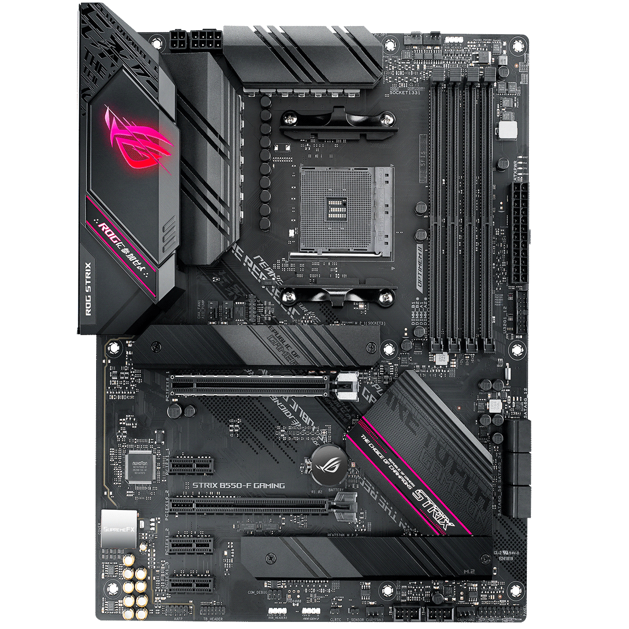 PC Bundle - AMD Ryzen 7 5700X - Asus Rog Strix B550-F Gaming - 16GB DDR4-3200 DDR4 Dual Kit schwarz