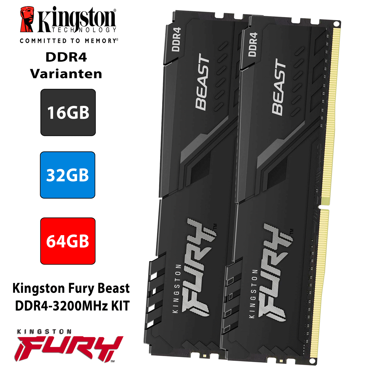 PC Bundle - AMD Ryzen 5 5500GT - ASUS TUF GAMING A520M-PLUS II - 16GB DDR4-3200 Dual Kit schwarz