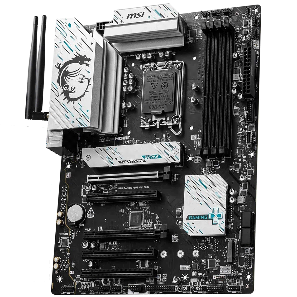 PC Bundle - Intel Core i7 14700KF - MSI B760 Gaming Plus Wifi DDR4 - 16GB Kingston Fury Beast DDR4-3200 Kit