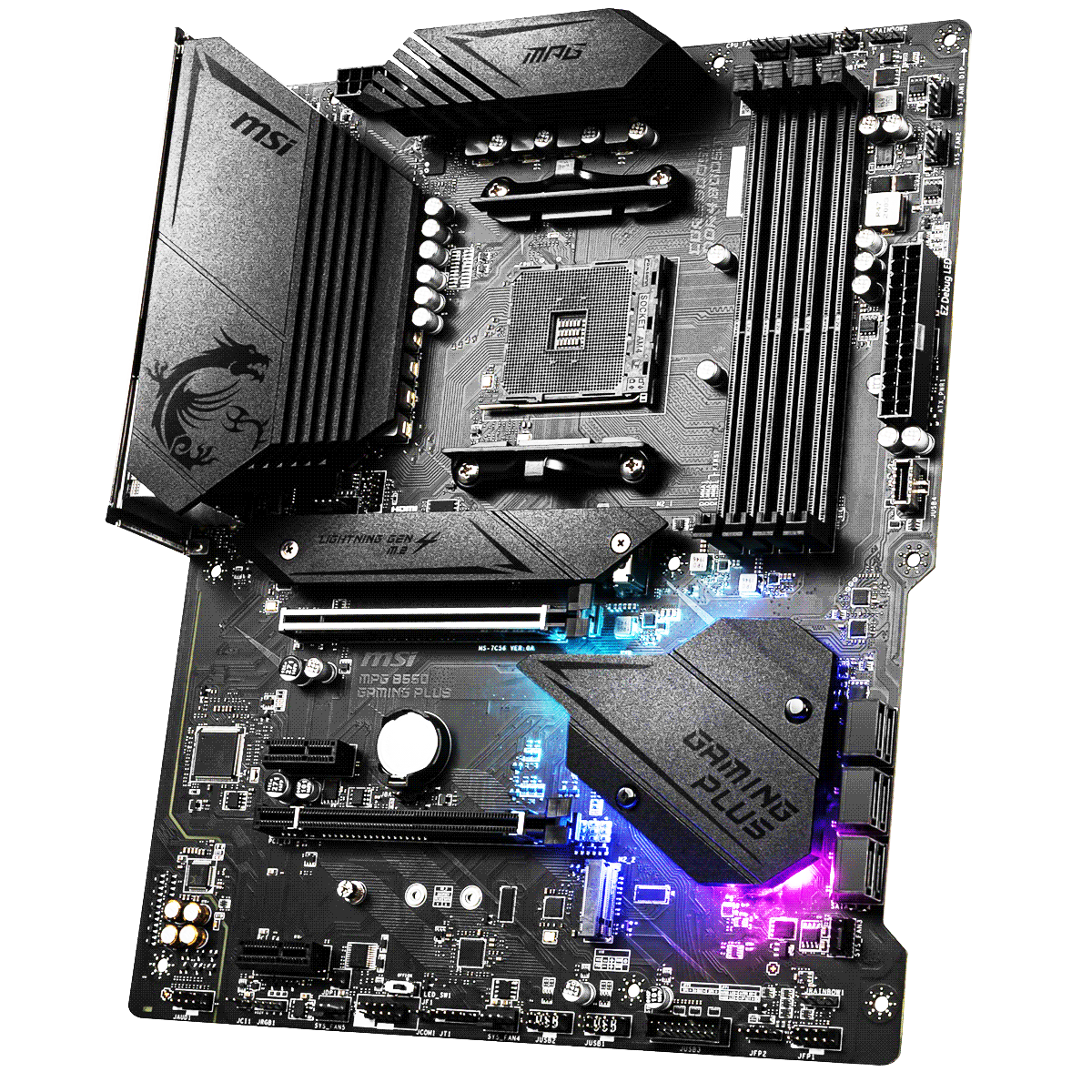 PC Bundle - AMD Ryzen 7 5700G - MSI B550 Gaming Plus- 16GB Lexar Thor CL16 DDR4-3200MHz (2x8GB) Kit