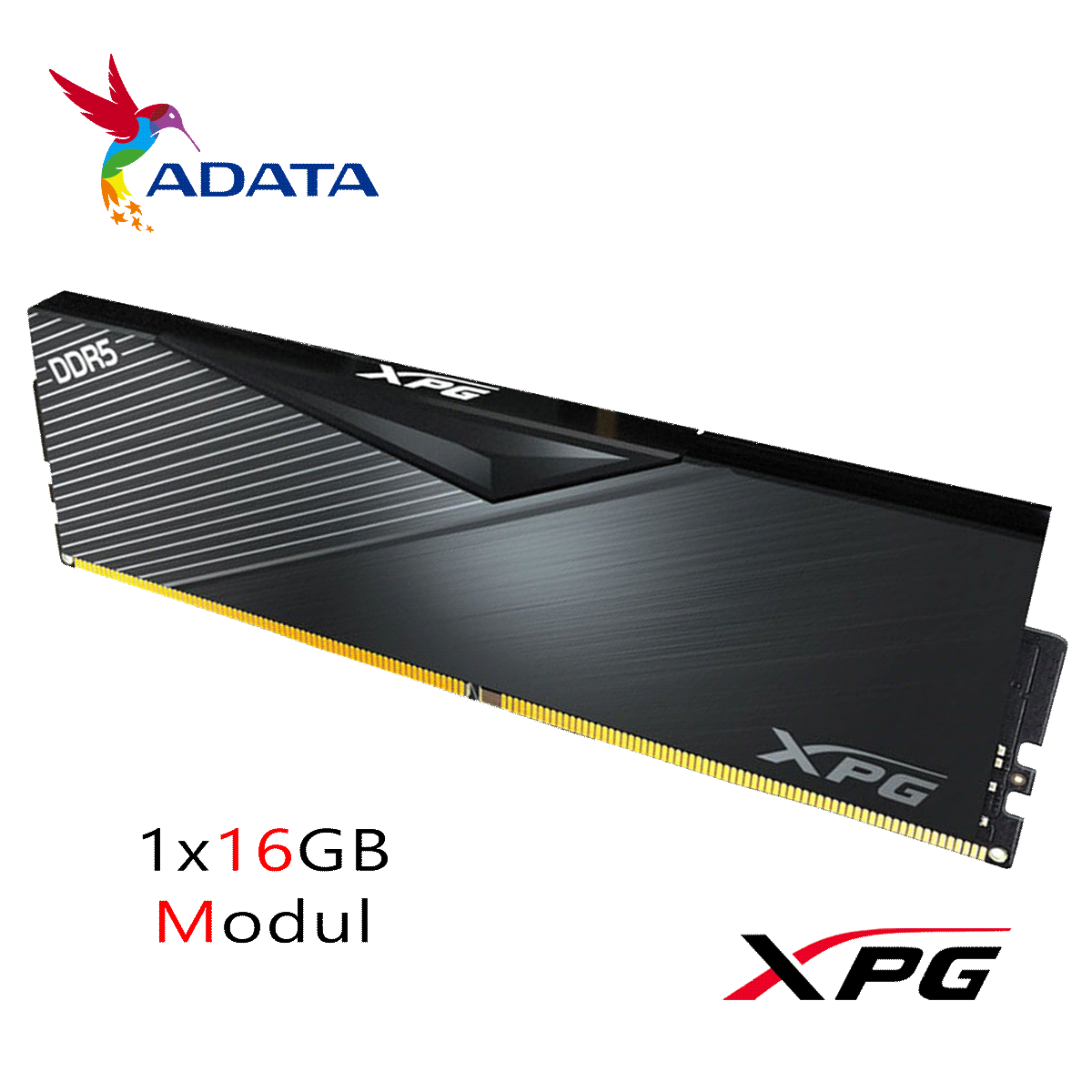 16GB ADATA XPG LANCER BLACK DDR5-5200 DIMM CL 38 Single Modul schwarz