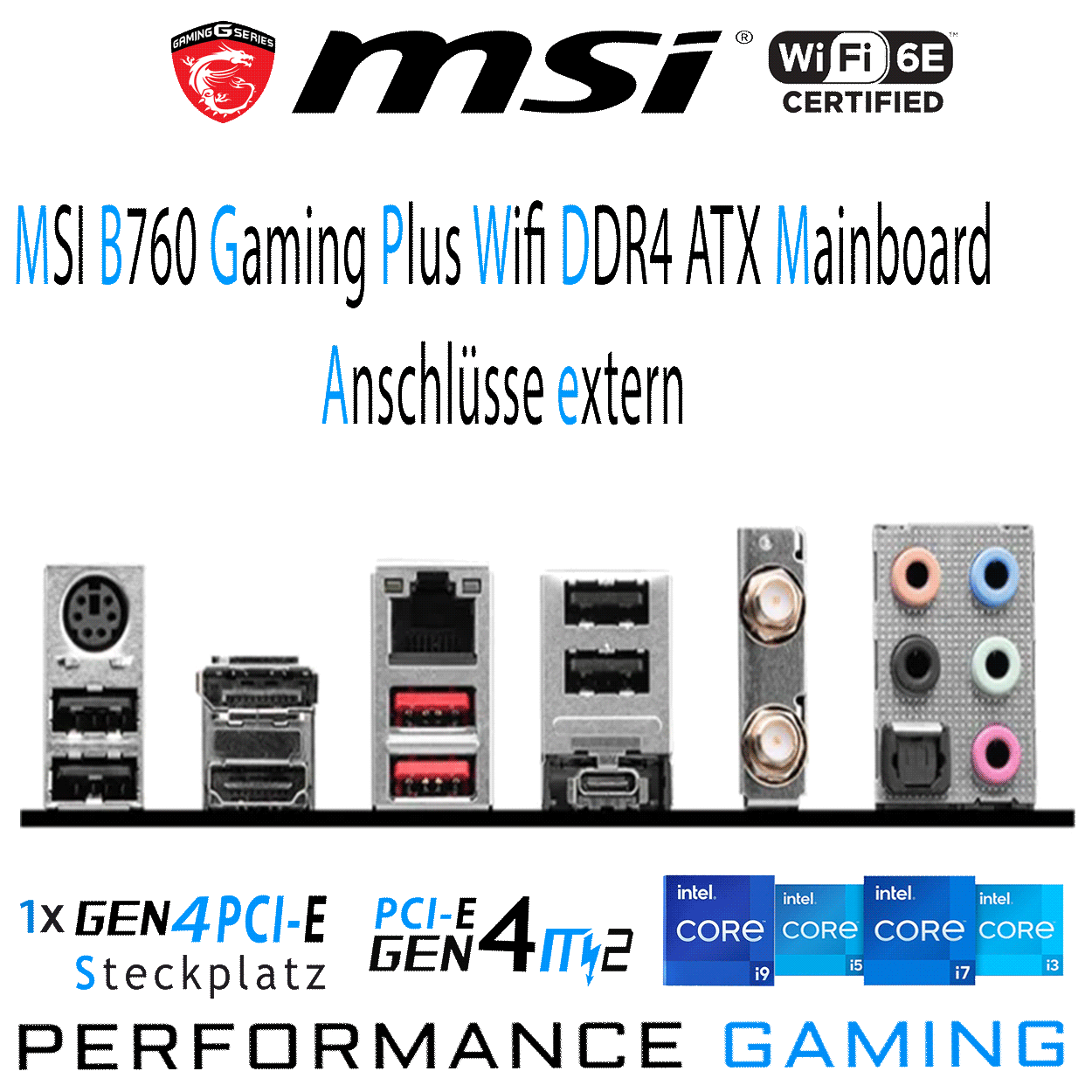 PC Bundle - Intel Core i5 12400F - MSI B760 Gaming Plus Wifi DDR4 - 16GB Kingston Fury Beast DDR4-3200 Kit