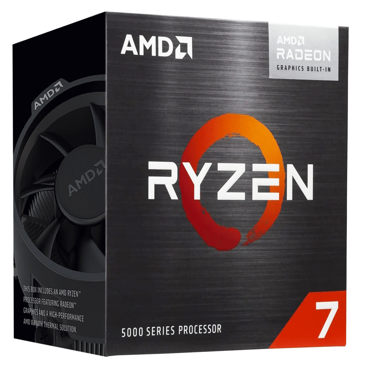  AMD 7 5700G, 8C/16T, 3.80-4.60GHz, boxed inkl. AMD Wraith Stealth CPU Kühler