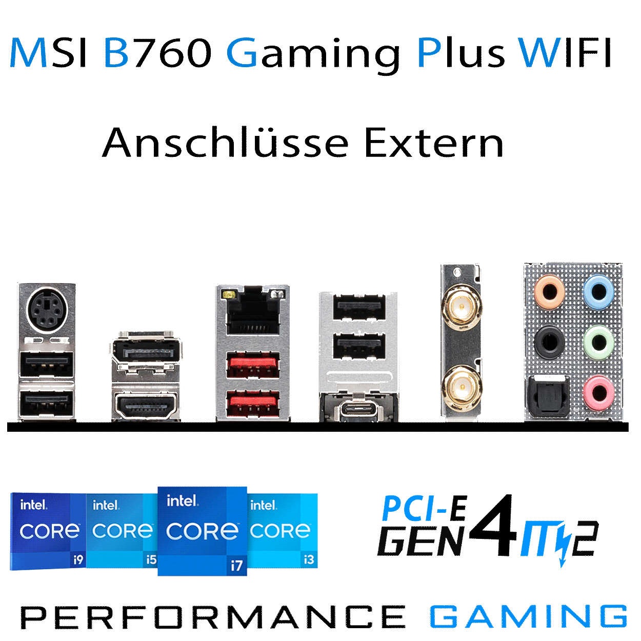 PC Bundle - Intel Core i7 12700KF - MSI B760 Gaming Plus - 16GB Kingston Fury Beast DDR5-6000MHz Kit schwarz