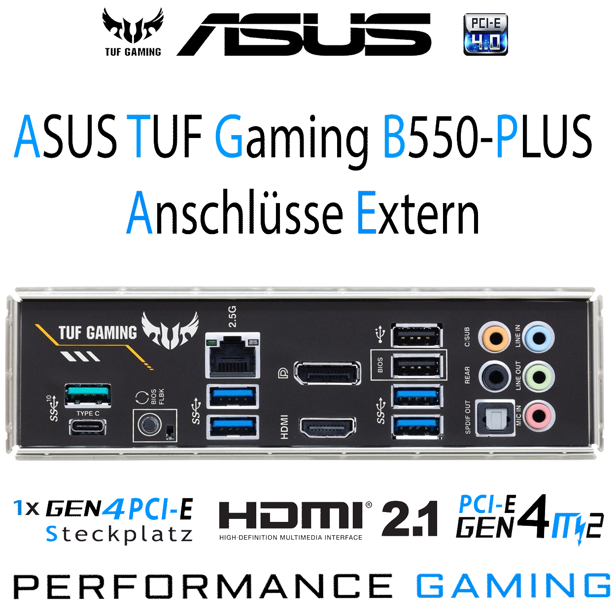 PC Bundle - AMD Ryzen 5 5600GT - ASUS TUF GAMING B550-PLUS - 16GB DDR4-3200 Dual Kit schwarz PC Bundle - AMD Ryzen 5 5600GT - ASUS TUF GAMING B550-PLUS - 16GB DDR4-3200 Dual Kit schwarz