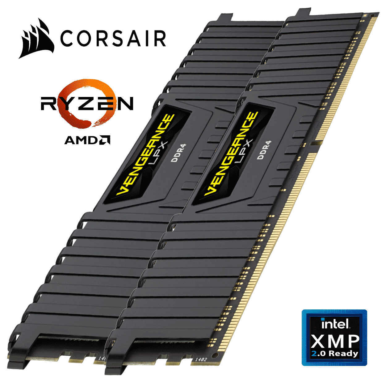 32GB Corsair Vengeance LPX DDR4-3600 CL18 Dual Kit schwarz (AMD Ryzen optimiert)