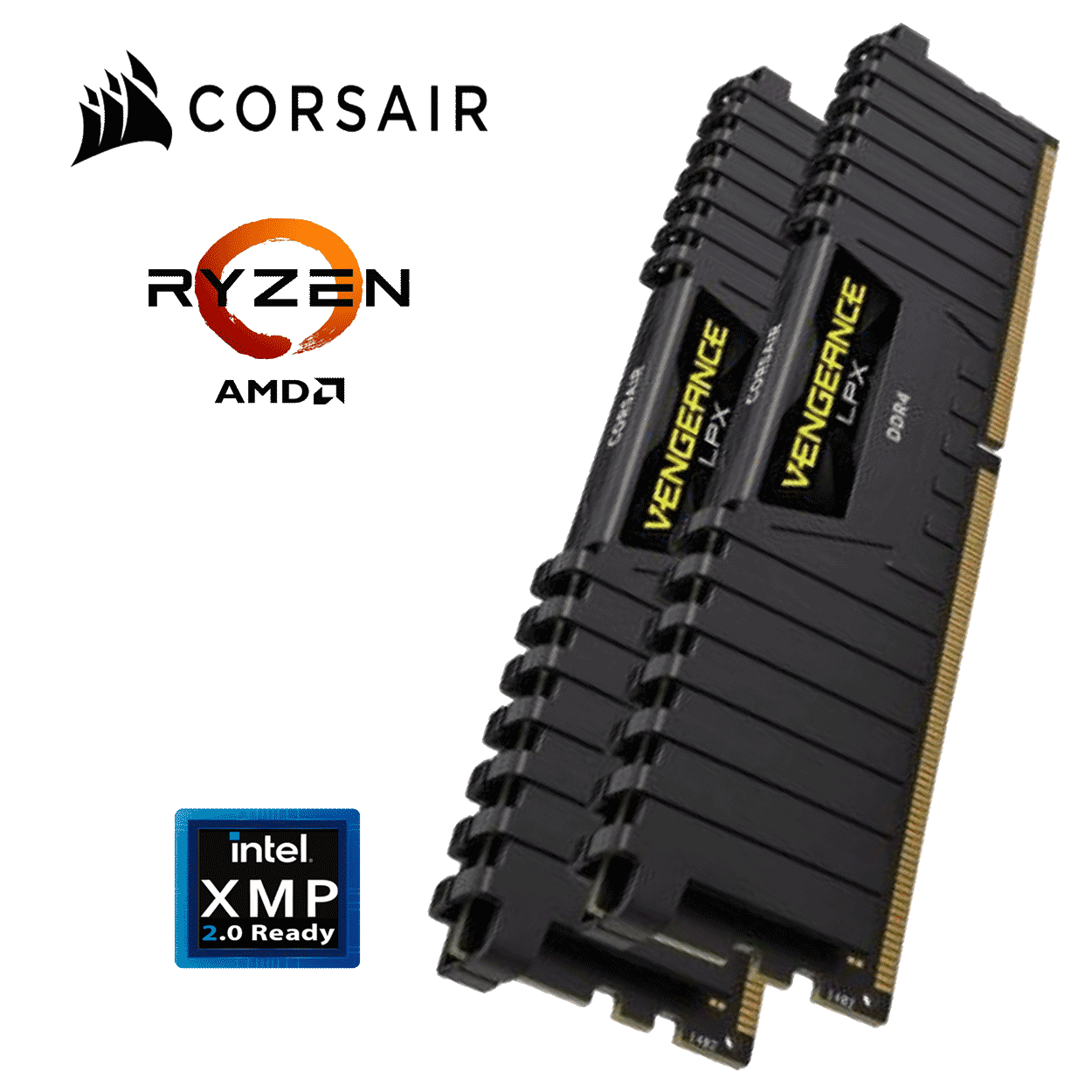 32GB Corsair Vengeance LPX DDR4-3600 CL18 Dual Kit schwarz (AMD Ryzen optimiert)