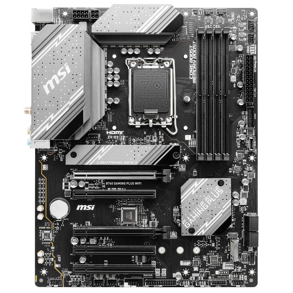 PC Bundle - Intel Core i5 14600K - MSI B760 Gaming Plus Wifi DDR5 DDR5 - 16GB Kingston Fury Beast DDR5-6000 Kit