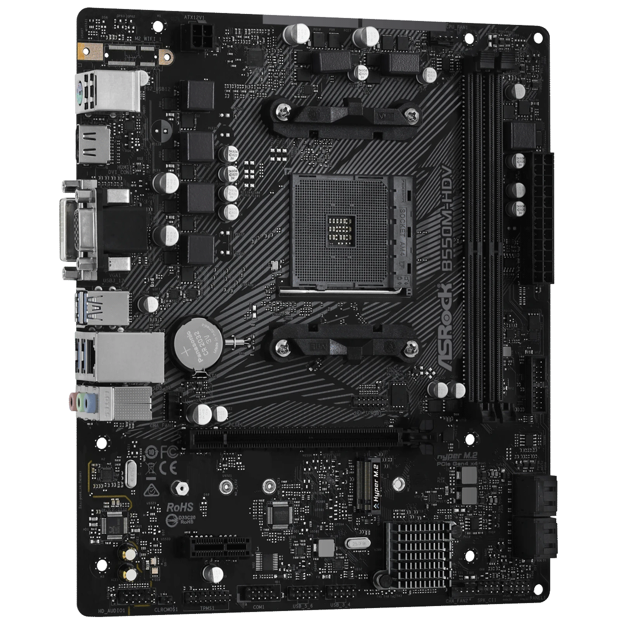 PC Bundle - AMD Ryzen 5 5500 Box - ASRock B550M-HDV DDR4 Mainboard - 16GB DDR4-3200 Kit