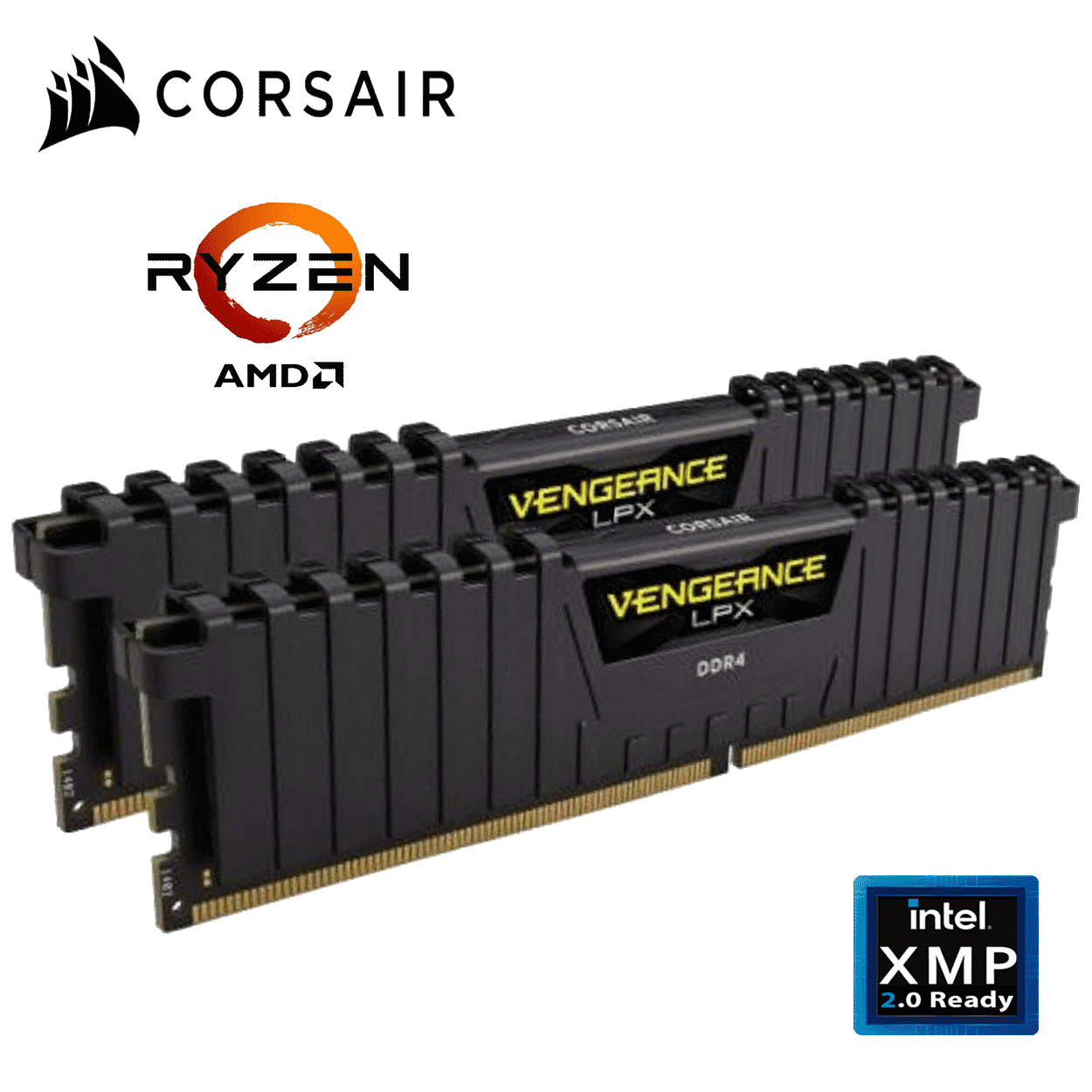 32GB Corsair Vengeance LPX DDR4-3600 CL18 Dual Kit schwarz (AMD Ryzen optimiert)