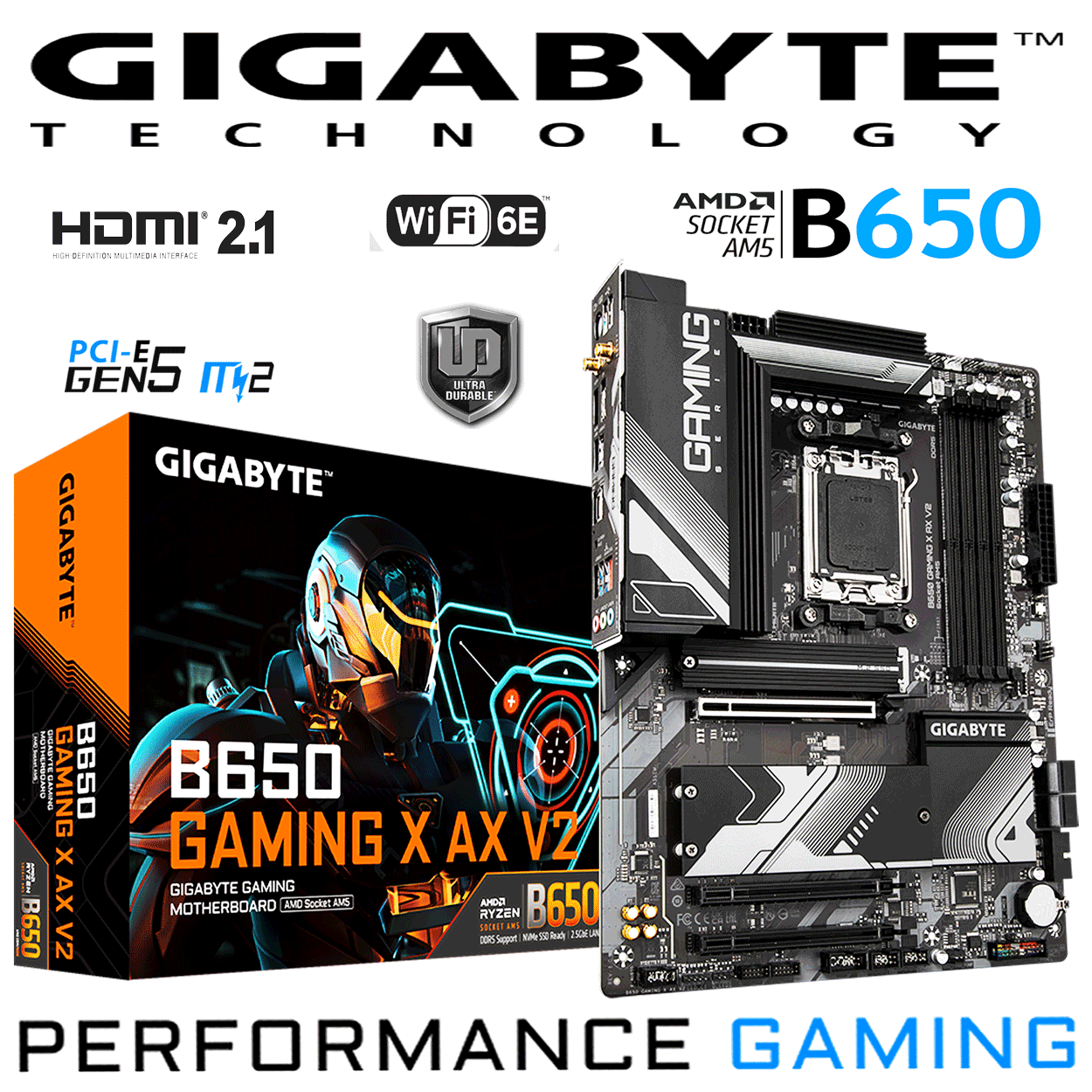 PC Bundle • AMD Ryzen 5 7600X3D • Gigabyte B650 GAMING X AX V2 • 16GB Kingston Fury Beast DDR5-6000 Kit