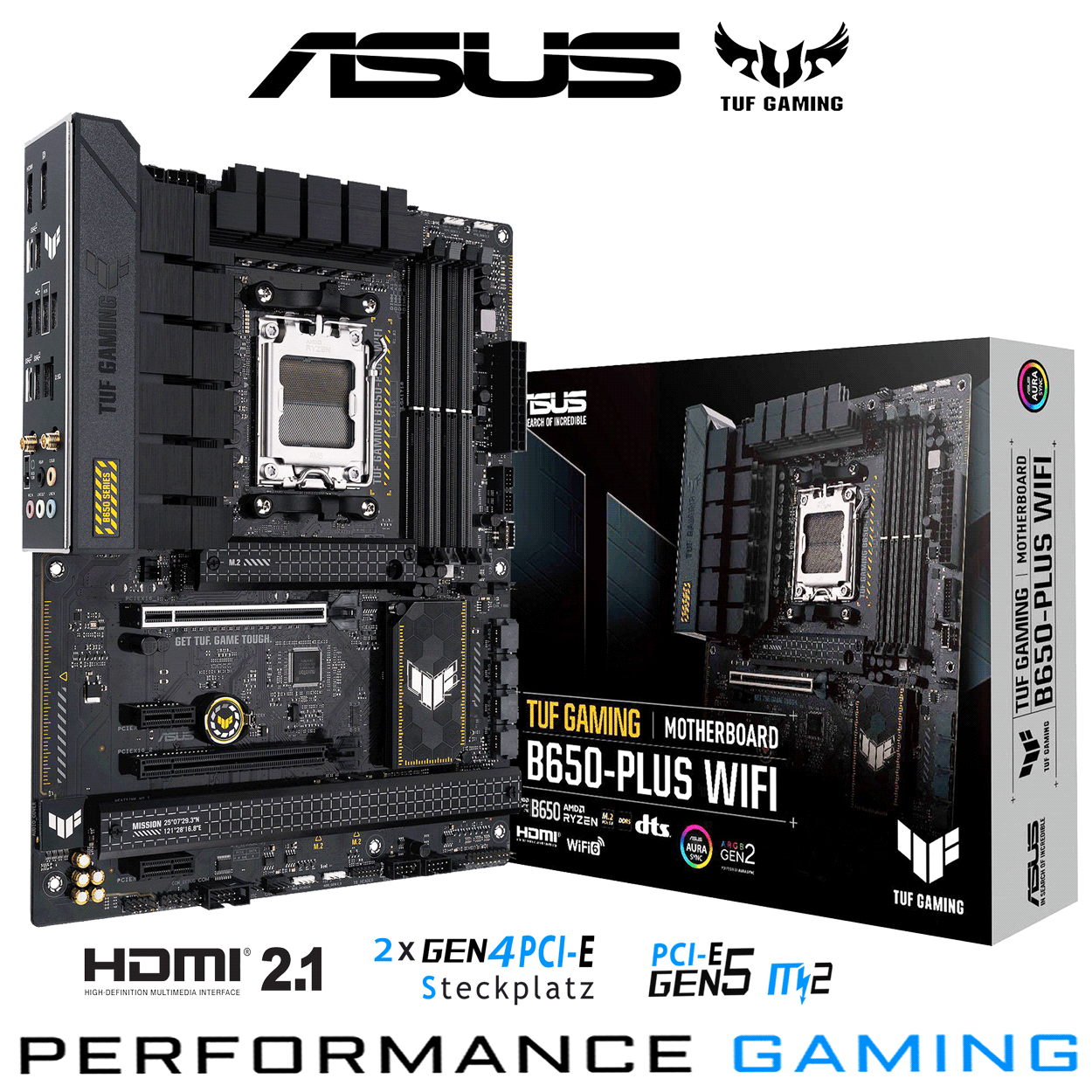 PC Bundle - AMD Ryzen 5 7600X3D - ASUS TUF Gaming B650-Plus WIFI - 16GB Kingston Fury Beast DDR5-6000 Kit