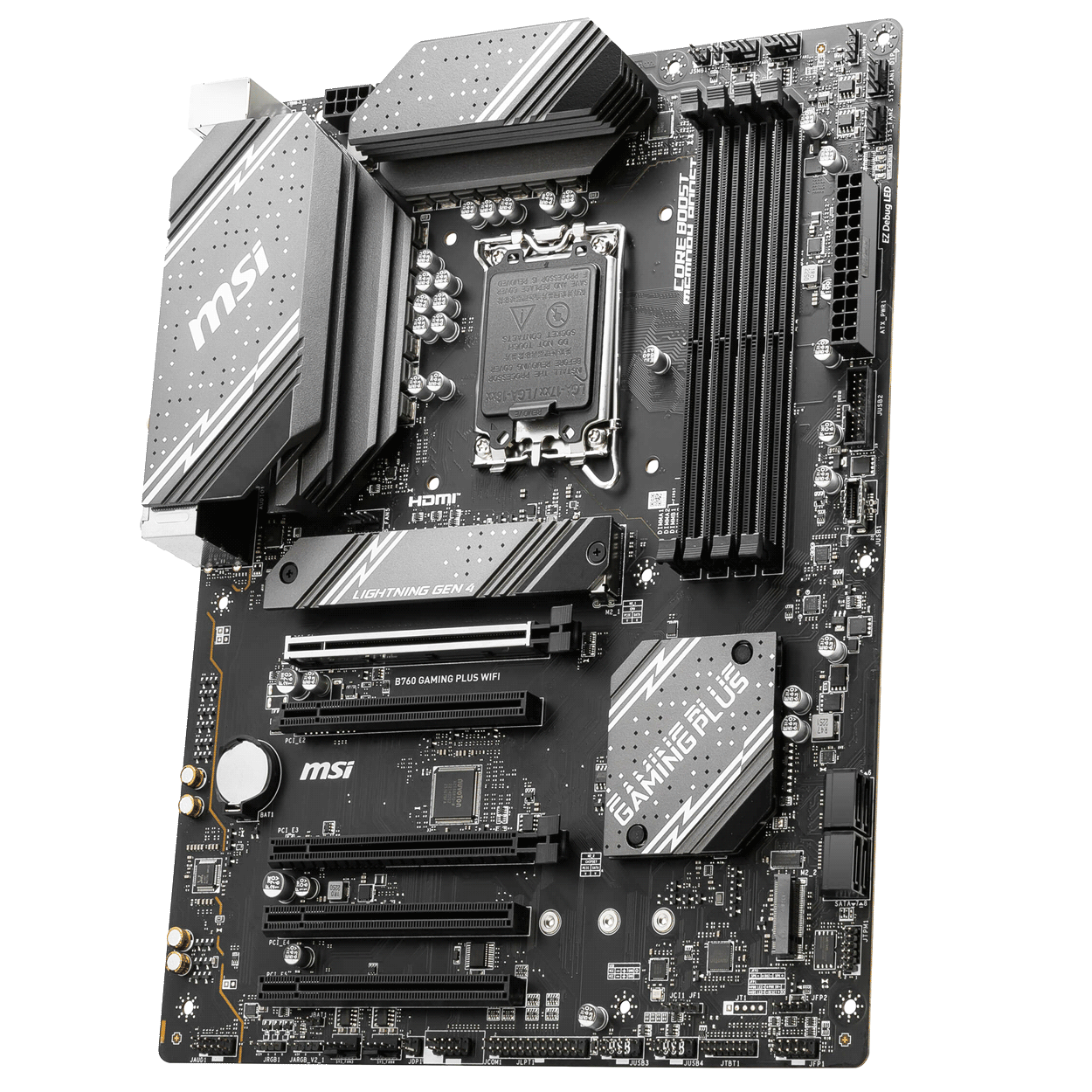 PC Bundle - Intel Core i7 12700KF - MSI B760 Gaming Plus - 16GB Kingston Fury Beast DDR5-6000MHz Kit schwarz