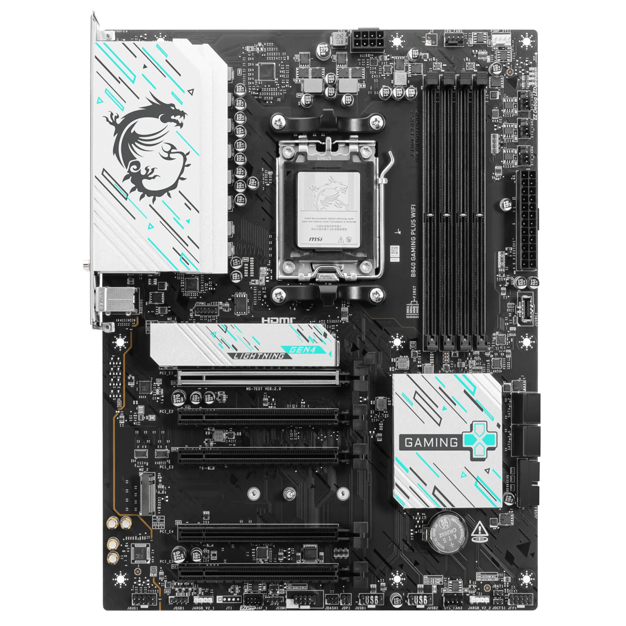 PC Bundle - AMD Ryzen 7 7800X3D - MSI B840 Gaming Plus Wifi7 - 16GB Kingston Fury Beast DDR4-3200 Kit